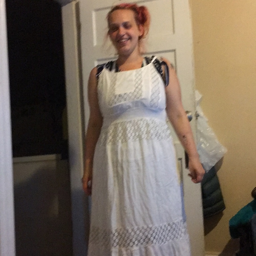 White dress worn once